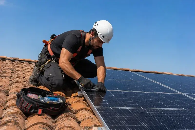 Maintenance et monitoring de panneaux solaires à Pontivy