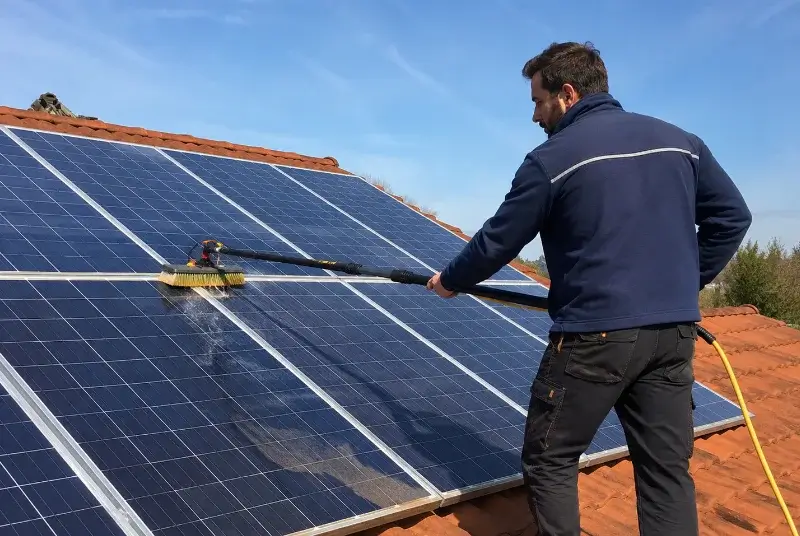 Nettoyage et entretien de panneaux solaires à Pontivy
